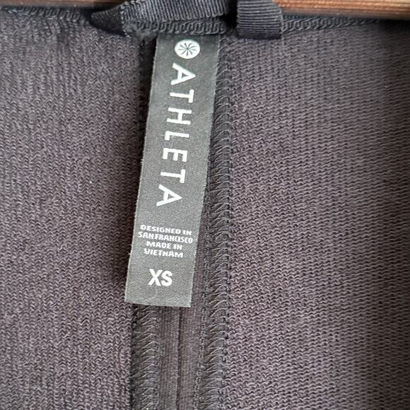 Athleta Mantra Hooded Wrap Open Front Cardigan Sz XS - Picture 4 of 7